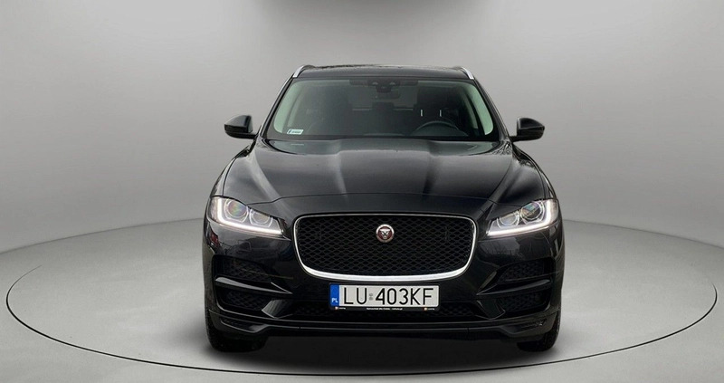 Jaguar F-Pace cena 144900 przebieg: 77000, rok produkcji 2019 z Łazy małe 301